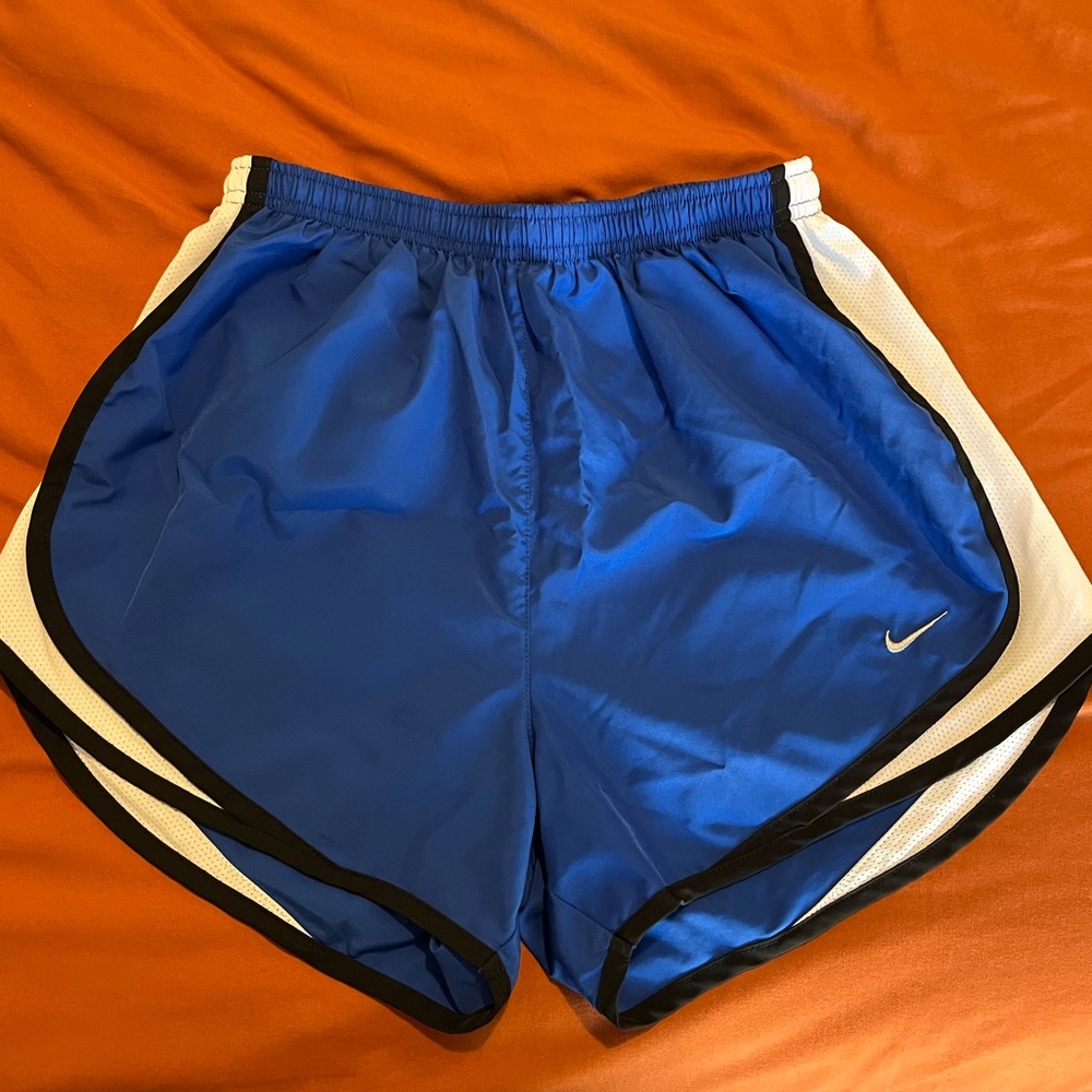 Blue Nike DriFit Track Shorts: Nike - Size S/M
